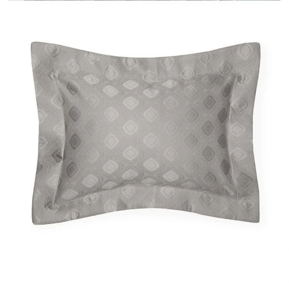 Sferra Gaeta Sham Boudoir Flange Flint 12x16 Brand NWT Italy Matelassé #4315